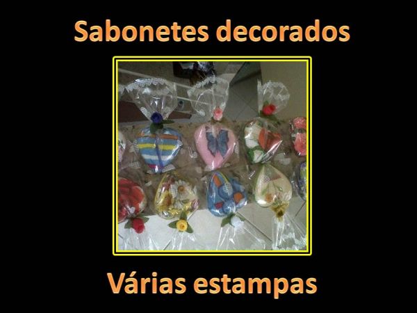 Sabonetes decorados