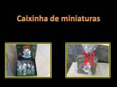 Caixa MDF com miniaturas personalizadas